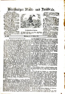 Würzburger Stadt- und Landbote Montag 19. Februar 1877