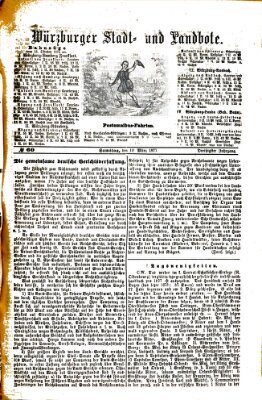 Würzburger Stadt- und Landbote Samstag 10. März 1877