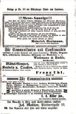 Würzburger Stadt- und Landbote Samstag 10. März 1877