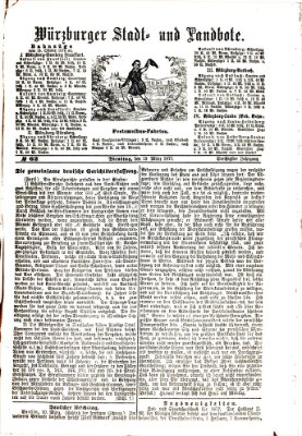 Würzburger Stadt- und Landbote Dienstag 13. März 1877