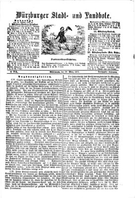 Würzburger Stadt- und Landbote Mittwoch 28. März 1877