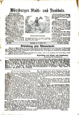 Würzburger Stadt- und Landbote Freitag 30. März 1877