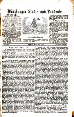 Würzburger Stadt- und Landbote Montag 2. April 1877