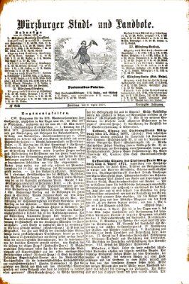 Würzburger Stadt- und Landbote Freitag 6. April 1877