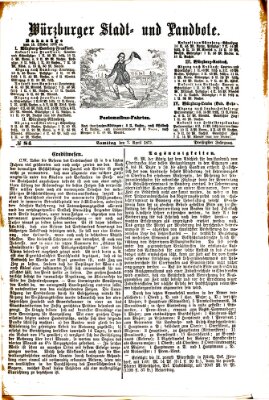 Würzburger Stadt- und Landbote Samstag 7. April 1877