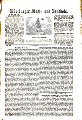 Würzburger Stadt- und Landbote Samstag 21. April 1877