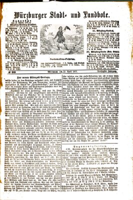 Würzburger Stadt- und Landbote Mittwoch 25. April 1877