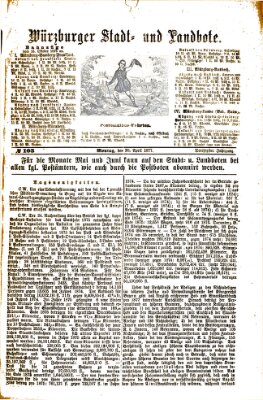 Würzburger Stadt- und Landbote Montag 30. April 1877