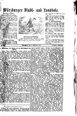 Würzburger Stadt- und Landbote Mittwoch 5. September 1877