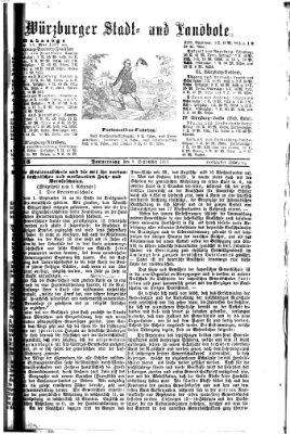 Würzburger Stadt- und Landbote Donnerstag 6. September 1877