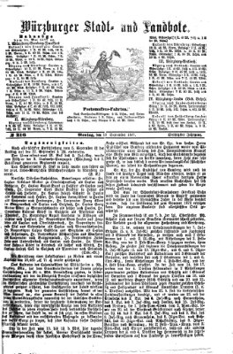 Würzburger Stadt- und Landbote Montag 10. September 1877