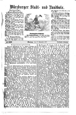 Würzburger Stadt- und Landbote Montag 17. September 1877