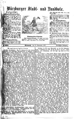 Würzburger Stadt- und Landbote Mittwoch 19. September 1877