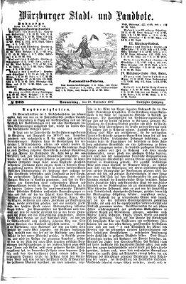 Würzburger Stadt- und Landbote Donnerstag 20. September 1877