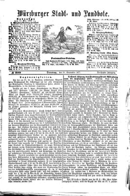 Würzburger Stadt- und Landbote Dienstag 25. September 1877