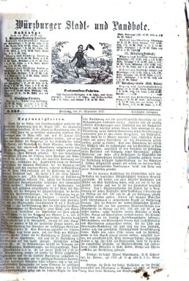 Würzburger Stadt- und Landbote Freitag 28. September 1877