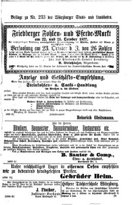 Würzburger Stadt- und Landbote Samstag 29. September 1877