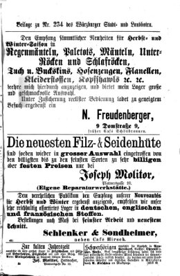 Würzburger Stadt- und Landbote Montag 1. Oktober 1877