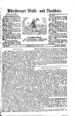 Würzburger Stadt- und Landbote Montag 8. Oktober 1877