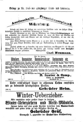 Würzburger Stadt- und Landbote Samstag 13. Oktober 1877