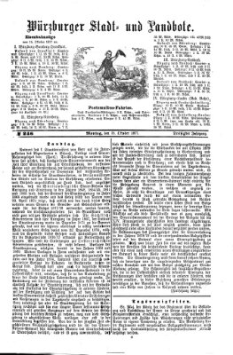 Würzburger Stadt- und Landbote Montag 15. Oktober 1877