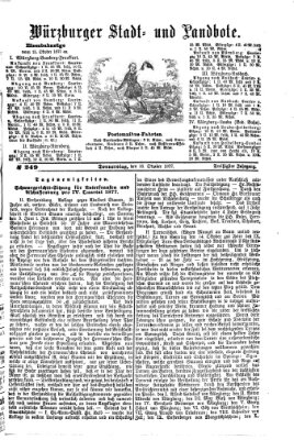 Würzburger Stadt- und Landbote Donnerstag 18. Oktober 1877