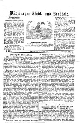 Würzburger Stadt- und Landbote Freitag 19. Oktober 1877