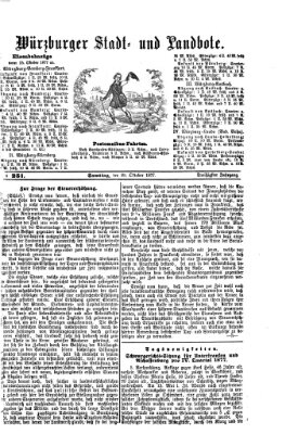 Würzburger Stadt- und Landbote Samstag 20. Oktober 1877