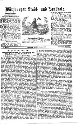 Würzburger Stadt- und Landbote Montag 22. Oktober 1877