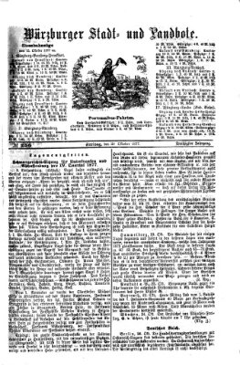 Würzburger Stadt- und Landbote Freitag 26. Oktober 1877