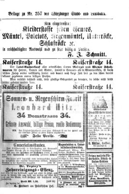 Würzburger Stadt- und Landbote Samstag 27. Oktober 1877