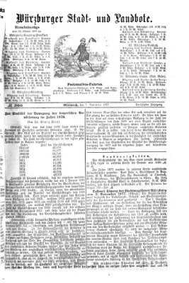 Würzburger Stadt- und Landbote Mittwoch 7. November 1877