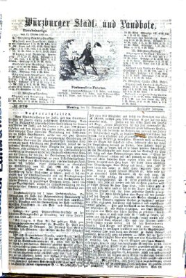 Würzburger Stadt- und Landbote Montag 12. November 1877