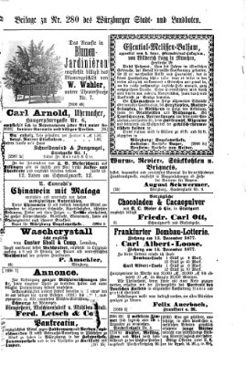 Würzburger Stadt- und Landbote Freitag 23. November 1877