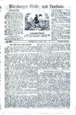 Würzburger Stadt- und Landbote Freitag 7. Dezember 1877