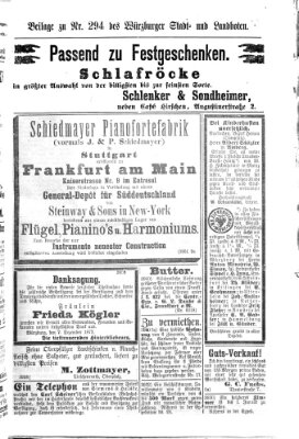 Würzburger Stadt- und Landbote Montag 10. Dezember 1877