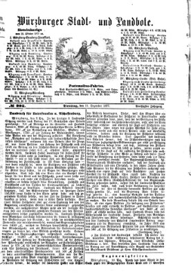 Würzburger Stadt- und Landbote Dienstag 11. Dezember 1877