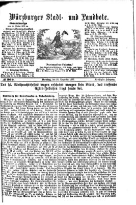 Würzburger Stadt- und Landbote Montag 24. Dezember 1877