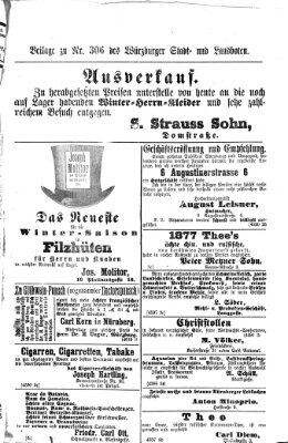 Würzburger Stadt- und Landbote Montag 24. Dezember 1877