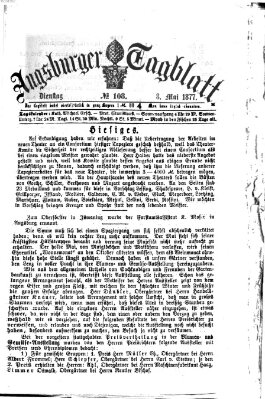 Augsburger Tagblatt Dienstag 8. Mai 1877