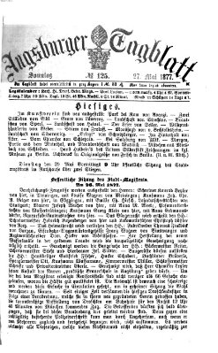 Augsburger Tagblatt Sonntag 27. Mai 1877