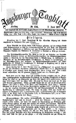 Augsburger Tagblatt Freitag 8. Juni 1877