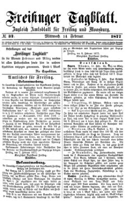 Freisinger Tagblatt (Freisinger Wochenblatt) Mittwoch 14. Februar 1877