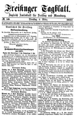 Freisinger Tagblatt (Freisinger Wochenblatt) Dienstag 6. März 1877