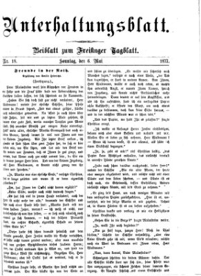 Freisinger Tagblatt (Freisinger Wochenblatt) Sonntag 6. Mai 1877