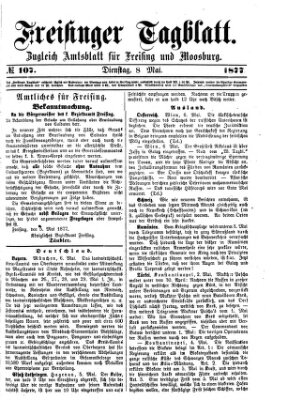 Freisinger Tagblatt (Freisinger Wochenblatt) Dienstag 8. Mai 1877