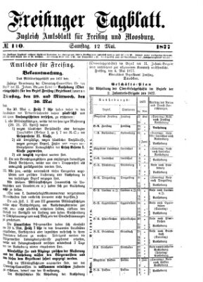 Freisinger Tagblatt (Freisinger Wochenblatt) Samstag 12. Mai 1877