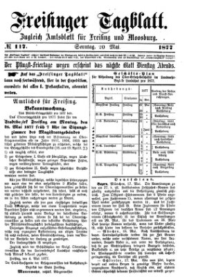 Freisinger Tagblatt (Freisinger Wochenblatt) Sonntag 20. Mai 1877