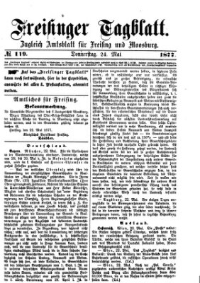 Freisinger Tagblatt (Freisinger Wochenblatt) Donnerstag 24. Mai 1877