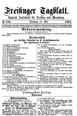 Freisinger Tagblatt (Freisinger Wochenblatt) Sonntag 27. Mai 1877